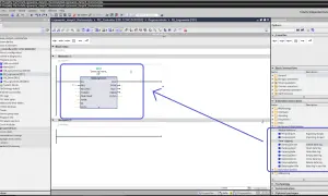 Funkcja "DataLogCreate" w programie Siemens TIA Portal służy do tworzenia dziennika danych.