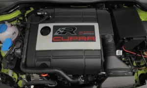 Silnik 2.0 TSI Cupra z napisem "Powered by Will Champion".