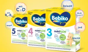 Bebiko Junior - zdrowe masło dla niemowlaka, wzbogacone w witaminy i składniki mineralne, wspiera rozwój dziecka.
