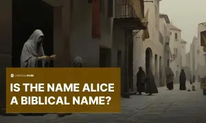 Postacie w kapturach na ulicy. Czy imię Alicja ma znaczenie biblijne?