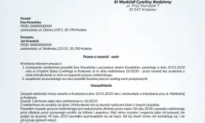 Jak napisać wniosek rozwodowy krok po kroku? Uniknij kosztownych błędów