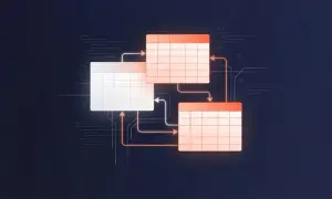 Flux de données entre trois tableaux lumineux, symbolisant un script python main orchestrant des processus.