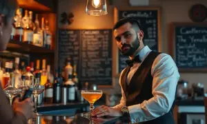 Ile zarabia barman w hotelu w Polsce? Mediana, napiwki i realne stawki.