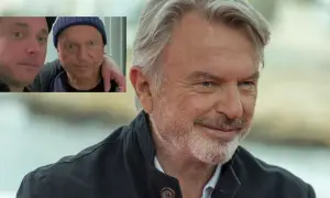 Sam Neill z synem. Kim jest ojciec? To pytanie zadaje sobie wielu.