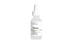 Frasco de The Ordinary con ácido salicílico al 2%, ideal para pieles con imperfecciones.