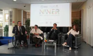 Panel discussion sui **centri eccellenza malattie neuromuscolari** con esperti e rappresentanti.