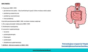 Ilustracja przedstawia cierpiący układ pokarmowy, symbolizujący problemy takie jak SIBO. Dowiedz się, co to jest SIBO i jak sobie z nim radzić.
