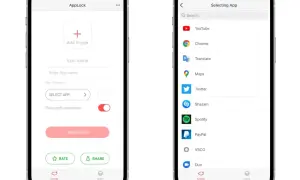 Aplikacja AppLock pokazuje, jak zablokować aplikacje. Wybierz aplikację z listy, np. YouTube, Chrome, Twitter, aby ustawić blokadę.