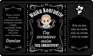 Jak kreatywnie poprosić o bycie chrzestnym z alkoholem?