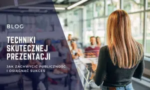 Kobieta prezentuje techniki skutecznej prezentacji. Opanowanie sztuki prezentacji to klucz do sukcesu i zachwycenia publiczności.