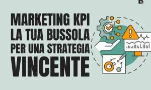 Marketing KPI: la tua bussola per una strategia vincente. Icone di successo nel digital marketing.