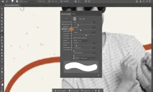 Impostazioni avanzate per i photoshop pennelli, con opzioni per texture e dinamica.