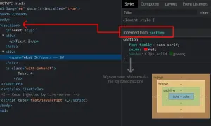 CSS w HTML: 3 metody, kaskada, specyficzność. Stylowanie bez błędów