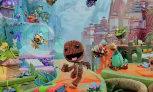 Kolorowy świat gry, gdzie Sackboy i jego przyjaciele przeżywają niesamowite przygody. Idealne zabawy dla trzech osób!