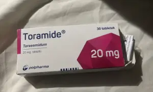 Opakowanie leku Toramide z torasemidem 20 mg. Szukasz toramide zamienniki?