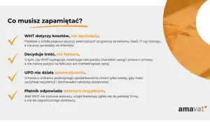 Podatek u źródła (WHT) dotyczy kosztów, nie sprzedaży. Kluczowa jest treść umowy, nie faktura. UPO nie działa automatycznie. Płatnik odpowiada własnym majątkiem.