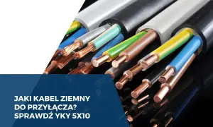 Zbliżenie na końcówki kabli elektrycznych, gdzie widać miedziane żyły. Jaki kabel ziemny do przyłącza? Sprawdź YKY 5x10.