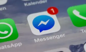 Ikona Messengera z powiadomieniem. Dowiedz się, jak ustawić oryginalny dźwięk Messengera, aby nie przegapić żadnej wiadomości.