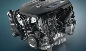 Silnik TwinPower Turbo BMW, serce modelu g30, gotowy do pracy.
