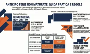 Guida su anticipo ferie: le ferie in busta paga sono in ore o giorni. Spiega maturazione, impatto e differenze con ROL.