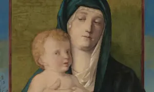Madonna z Dzieciątkiem, dzieło włoskiego malarza renesansowego.