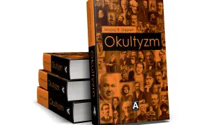 Okultyzm co to? Książka Macieja B. Stępnia z portretami postaci historycznych na okładce.