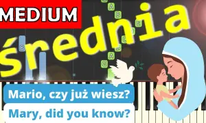 Nuty na pianino do Mario, czy ty wiesz? Różne poziomy trudności