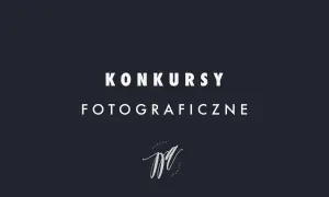 Konkursy fotograficzne dla młodzieży. Logo "Niezłe Aparaty" na ciemnym tle.