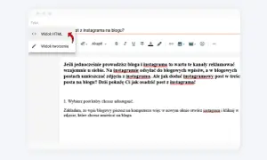 Jak dodać post z Instagrama do posta na blogu? Poradnik krok po kroku.