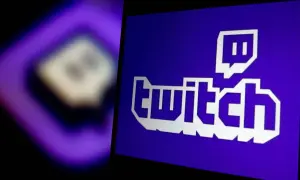 Das Twitch-Logo auf einem violetten Hintergrund. Was bedeutet "kek"? Das ist ein Ausdruck aus der Gaming-Welt, oft auf Twitch verwendet.