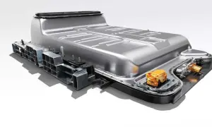 Dettaglio di un pacco batteria per auto elettrica, componente chiave per il costo batteria auto elettrica.