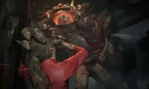 Claire walczy z potworem w Resident Evil 2. Ten poradnik pomoże Ci przetrwać.
