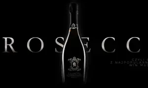 Elegancka butelka prosecco Casanova na czarnym tle. Zastanawiasz się, prosecco ile ma procent? To wino musujące ma zazwyczaj 11-12% alkoholu.