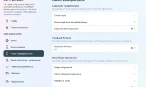 Jak sprawdzić aktywność na FB? W centrum kont Meta, w sekcji "Hasło i zabezpieczenia", znajdziesz opcje dotyczące logowania, uwierzytelniania dwuskładnikowego i Facebook Protect.