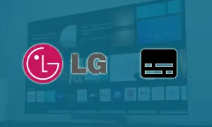 Ikona z napisem "LG" i ikonka z przyciskami, która może pomóc w zrozumieniu, jak usunąć aplikacje z telewizora LG.