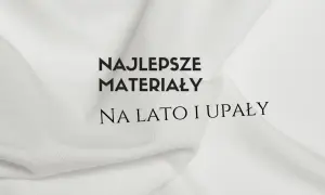 Biały, lekki materiał na lato i upały. Idealny na letnie kreacje.
