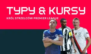 Trzech kandydatów na króla strzelców Premier League: zawodnik Chelsea, Newcastle i Manchesteru City.