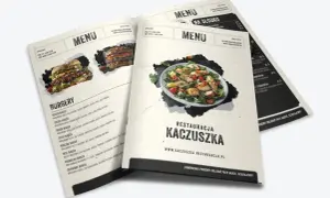 Rodzaje kart menu: burgery, dania na słodko i inne. Restauracja Kaczuszka zaprasza!