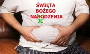 Brzuch po świętach Bożego Narodzenia. Wesołych świąt memy!