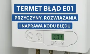 Termet błąd E01: przyczyny, rozwiązania i naprawa kodu błędu. Cyfrowy wyświetlacz pokazuje E01.