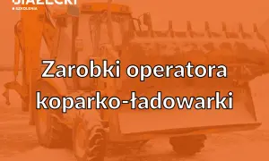 Zarobki operatora koparki: Od 4500 netto do 13000 brutto?