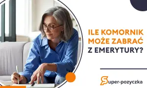 Kobieta pisze, martwiąc się o to, ile komornik może zabrać z emerytury.