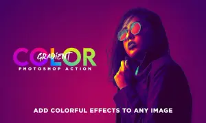 Azione Photoshop per effetti colorati. Aggiungi sfumature vibranti alle tue foto con queste azioni Photoshop gratis.