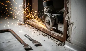 Usuń metalową ościeżnicę bez kucia i bałaganu! Poradnik DIY
