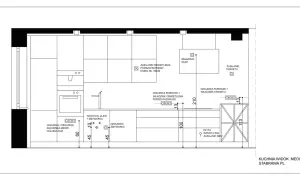 Plan kuchni z rozmieszczeniem gniazdek i punktów elektrycznych. Dowiedz się, jak narysować projekt kuchni, uwzględniając te detale.