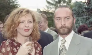 Magda Gessler z pierwszym mężem, Waldemarem Kozerawskim, na przyjęciu.