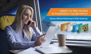 Kolorowa karta intercity - oszczędzaj na podróżach pociągiem w Polsce