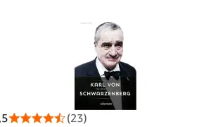 Karl von Schwarzenberg, porträtiert für seine Biografie. Die Schwarzenberg Familie ist bekannt für ihre Geschichte.