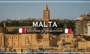 Malta: praktyczne informacje o podróży, w tym o walucie euro. Widok na port z budynkami i łodziami.