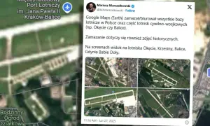 Google Maps zamazał lotniska w Polsce, w tym Okęcie i Balice. Na ekranach widok na kilka lotnisk, ale ile jest lotnisk w Polsce?